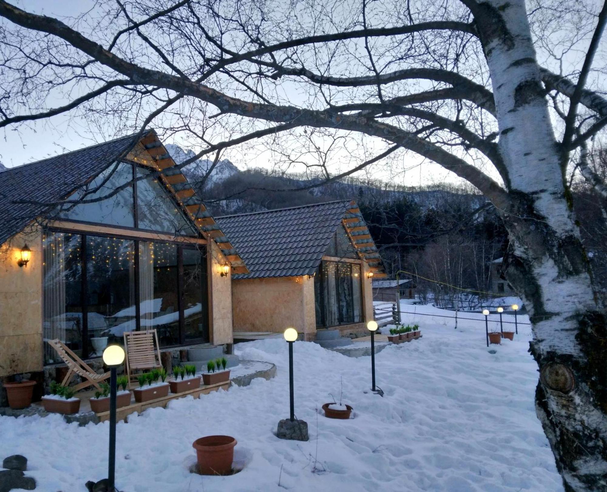 Kazbegi Cottages Qabarjina Экстерьер фото